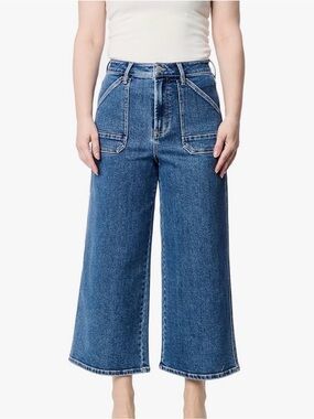 woman’s  Blue Wide-Leg Denim Jeans